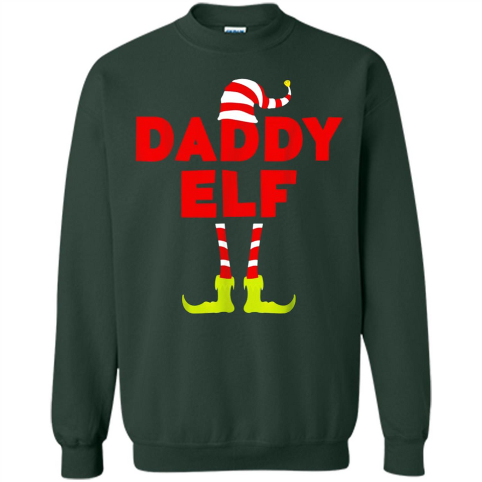 Mens Daddy Elf T-Shirt Funny Matching Christmas Costume - Sweatshirt