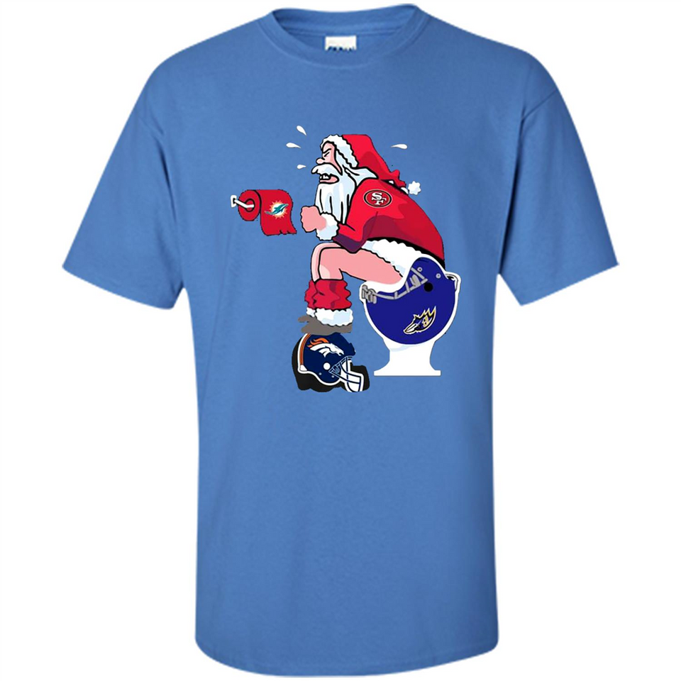 San Francisco 49ers Santa Claus Toilet