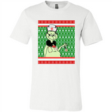 Grinch Nurse Ugly Christmas Sporty T-Shirt PINGPONG - Canvas Unisex T-Shirt