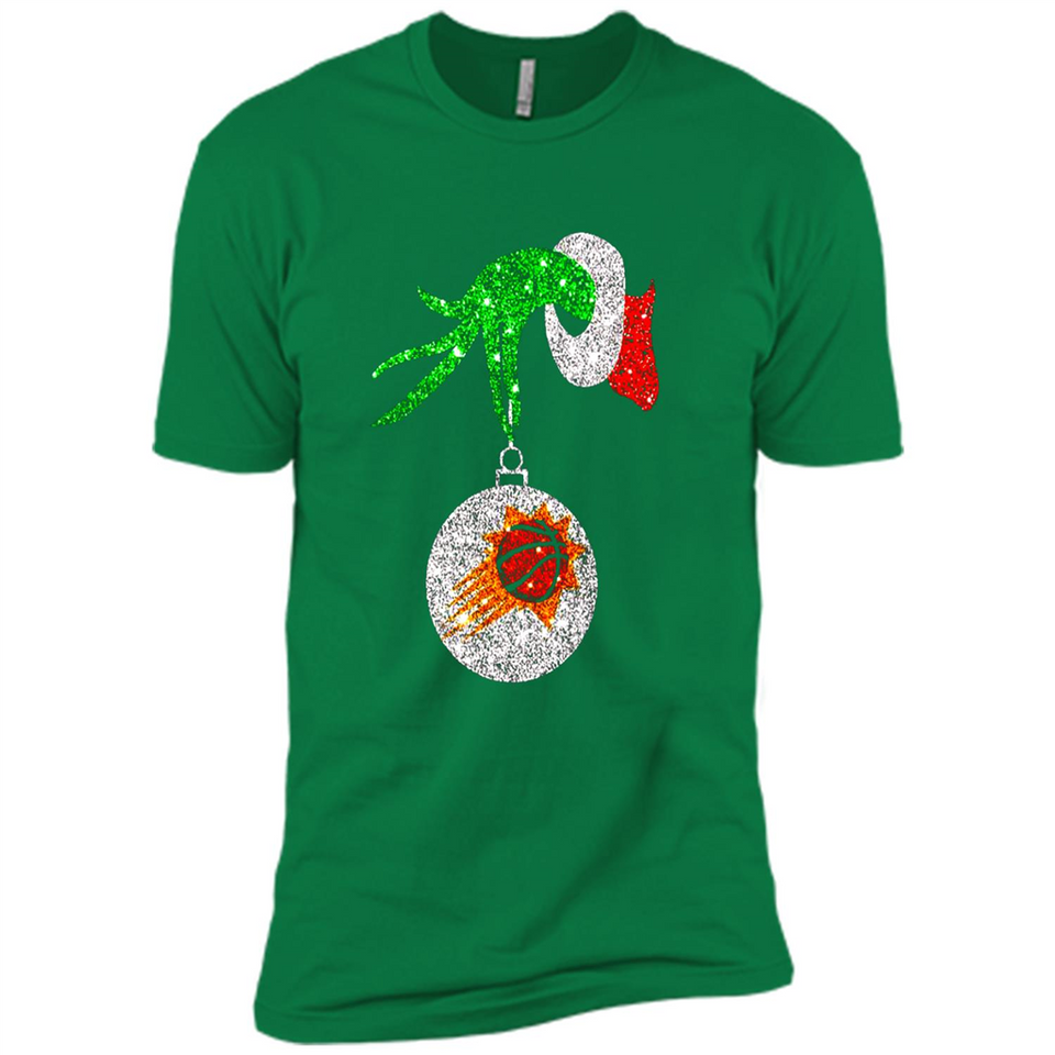 Amazing Phoenix Sun Glitter Grinch Monogram Ornament Christmas Gift - Premium Short Sleeve T-Shirt