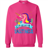 Unicorns are born in Sagittarius Birthday Rainbow Custom Ultra Cotton