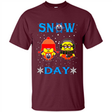 Snow Day Shirt For Edmonton Oilers Vs Minion Fans pingpong