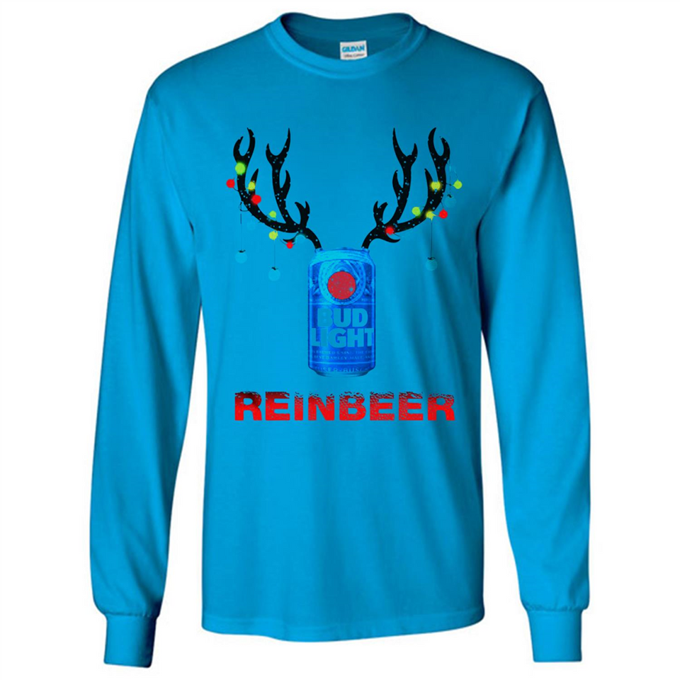 Bud light reinbeer Christmas - Long Sleeve T-Shirt