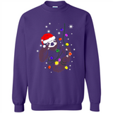 Cute Christmas Choloepus Sloth Santa Led Light Mug - Sweatshirt