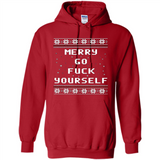 Merry go fuck yourself Christmas sweatshirt PINGPONG