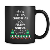 Merry Christmas You Filthy Animal Sweatshirt PINGPONG