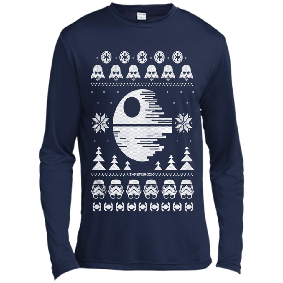 Star War Ugly Christmas 2018 - Canvas Long Sleeve T-Shirt