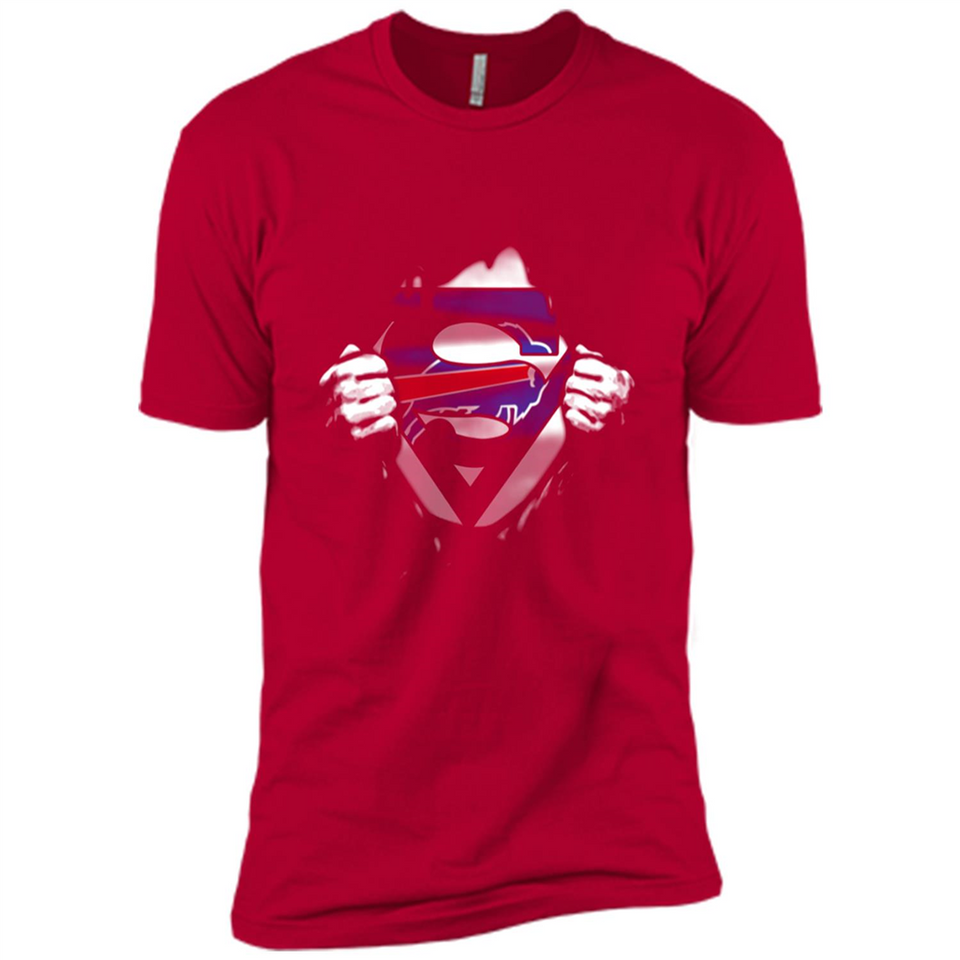 Buffalo Bills And Superman Fans - Premium Short Sleeve T-Shirt
