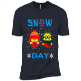Snow Day Shirt For Los Angeles Angels Vs Minion Fans pingpong