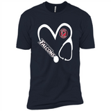 Stethoscope Heart Love Atlanta Falcons For Football Lovers