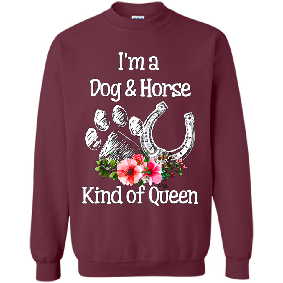 I'm A Dog & Horse Shirt Animal Lover Gift