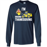 I'm Digging Thanksgiving Cute Turkey Tractor