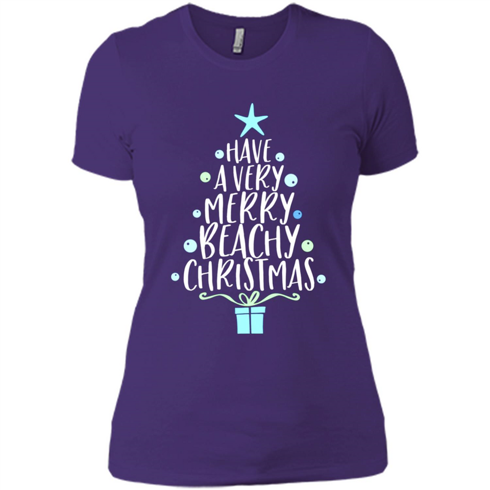 Have A Very Merry Beachy Xmas Vacation - Ladies' Boyfriend T-Shirt