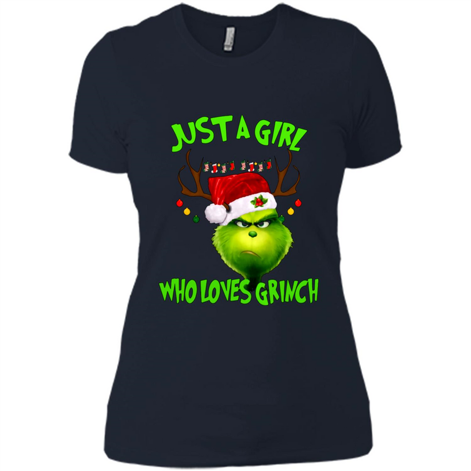 Just a Girl Who Loves Grinch Christmas PING PONG
