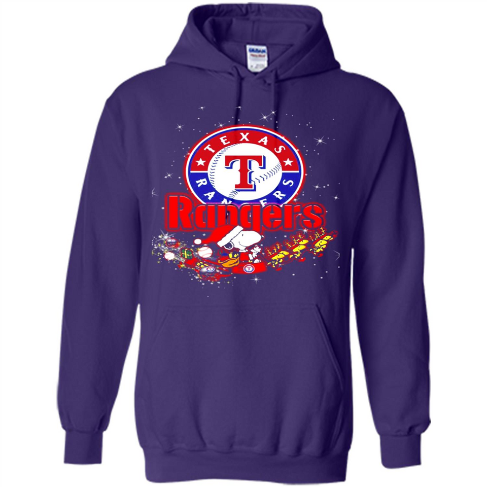 Snoopy Christmas Texas Rangers - Hoodie