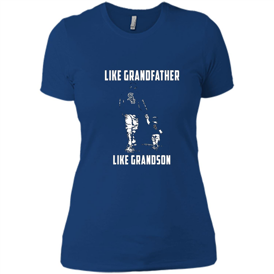 Chicago White Sox GrandFather Like GrandSon - Ladies' Boyfriend T-Shirt
