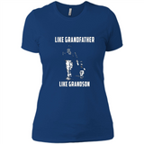 Chicago White Sox GrandFather Like GrandSon - Ladies' Boyfriend T-Shirt
