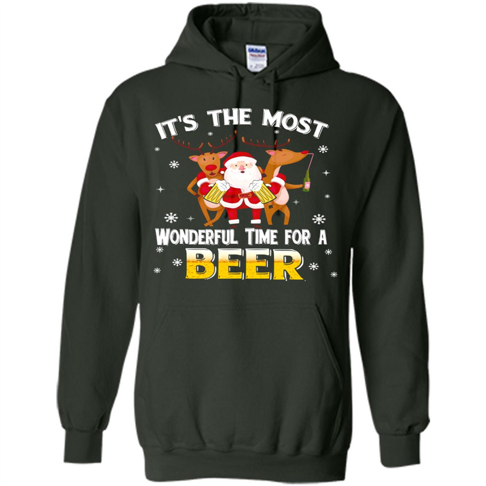 Its The Most Wonderful Time for a Beer - Hoodie