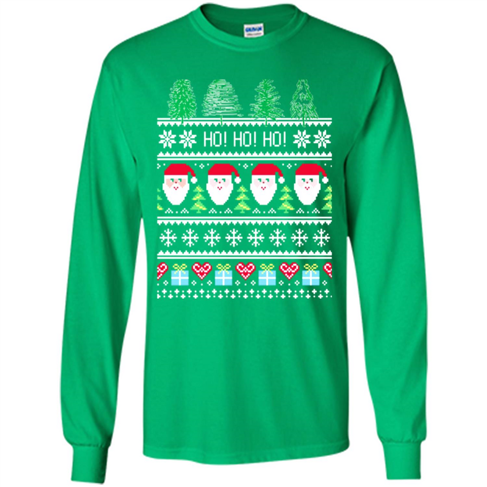 Ugly Merry Christmas Tree Santa Snowflakes