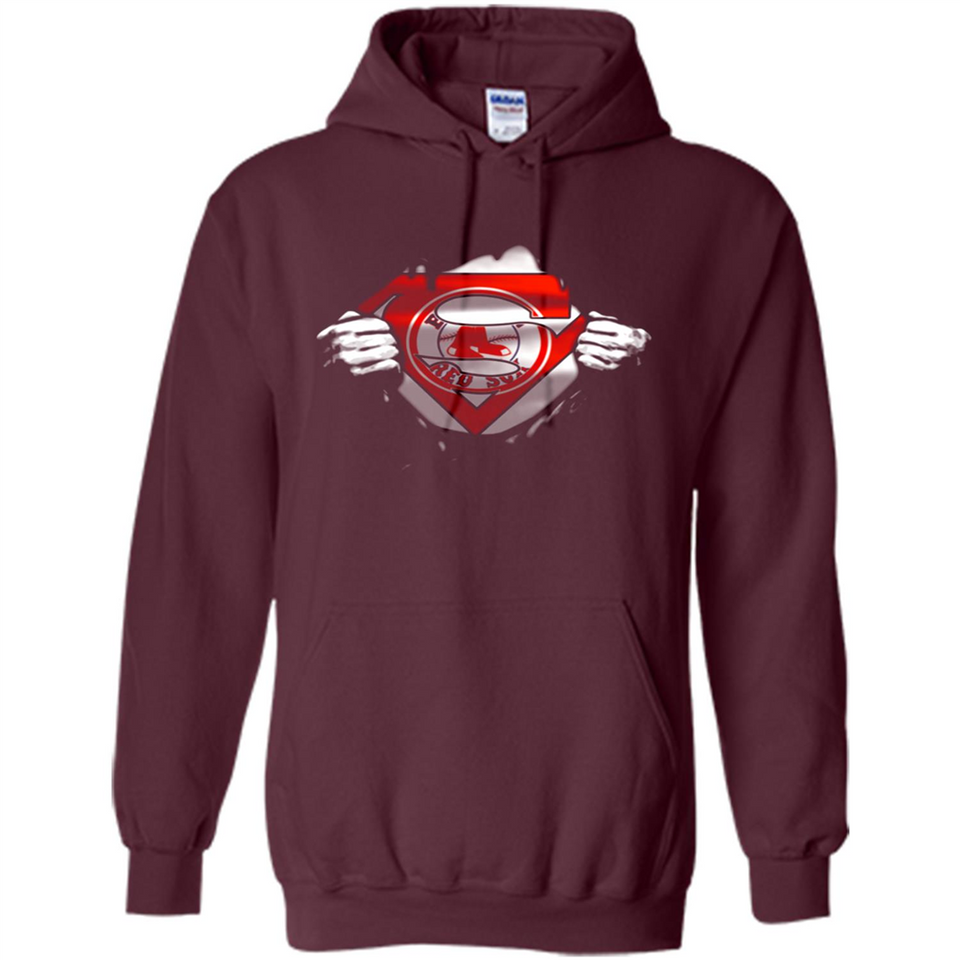 Boston Red Sox And Superman Fans - Hoodie