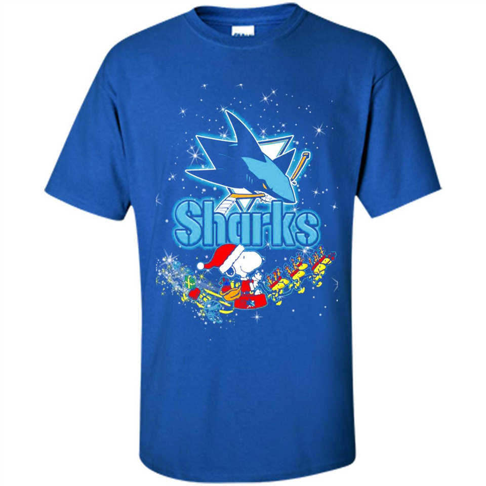 Snoopy Christmas San Jose Sharks - Shirt