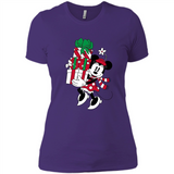 Disney Minnie Mouse Christmas Gift Sweatshirt - Ladies' Boyfriend T-Shirt