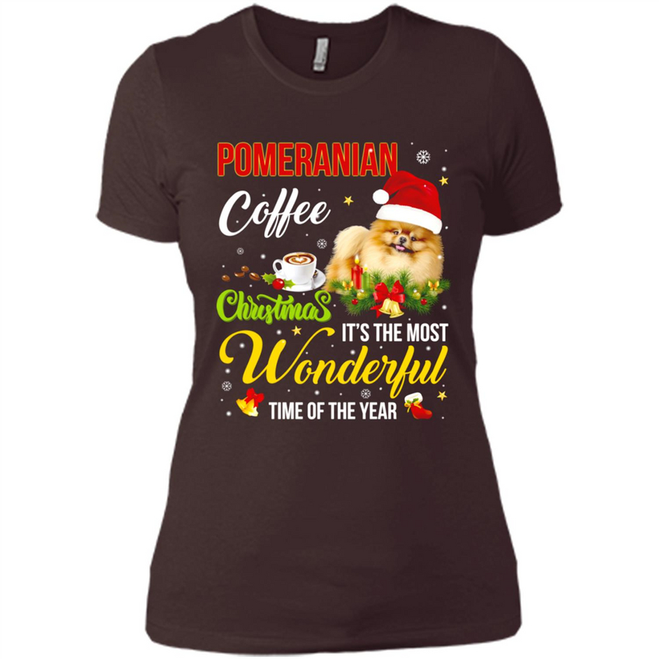 Pomeranian Coffee Wonderful Christmas
