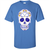 St. Louis Blues Hockey Sugar Skull Day of the Dead