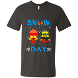 Snow Day Shirt For Chicago Blackhawks Vs Minion Fans pingpong