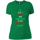 All I want for Christmas is my letter sweater PINGPONG