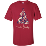 Dallas Cowboys NFL Football Team Logo Christmas Tree T-Shirt - Shirt