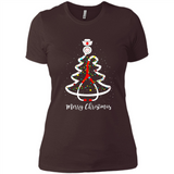Christmas tree Nurse merry Christmas - Ladies' Boyfriend T-Shirt
