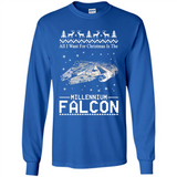 All I Want For Christmas Is The Millennium Falcon ugly PINGPONG
