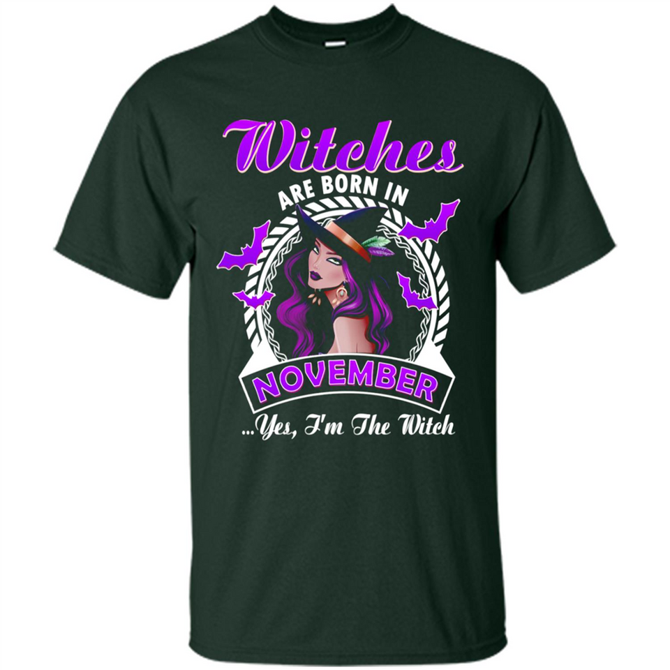 Witches Are Born In November Halloween