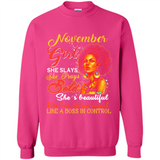 November Girl She Slays She Prays Beautiful Birthday PINGPONG