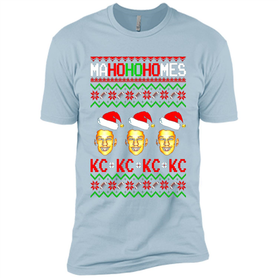 Patrick Mahomes Ma Ho Ho Homes Christmas sweatshirt PINGPONG - Premium Short Sleeve T-Shirt