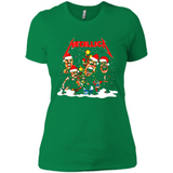 Metallica christmas sweatshirt hoodie long PINGPONG - Ladies' Boyfriend T-Shirt