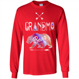 Grandma Bear Shirt Tribal Family Vacation & Camping Tee - Long Sleeve T-Shirt