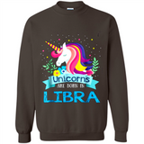 Unicorns are born in Libra Birthday Rainbow Gift Ladies Custom