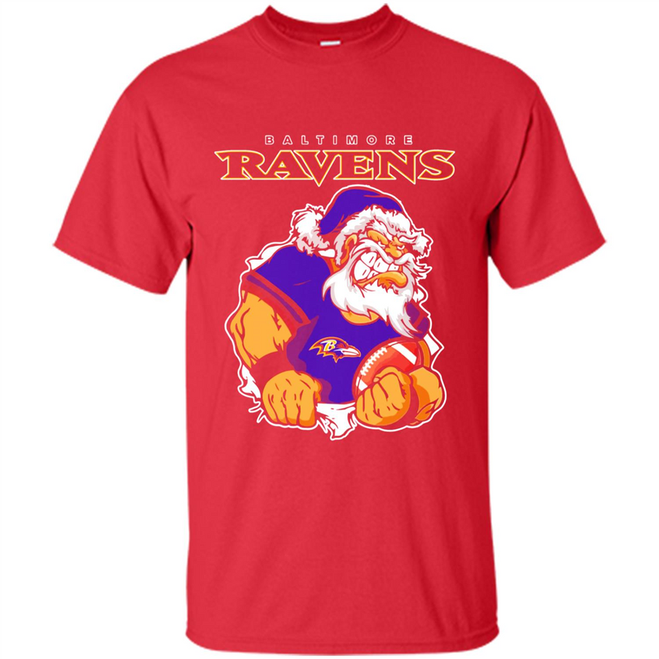 Grumpy Santa Claus Baltimore Ravens Football Team PINGPONG
