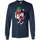 Disney Minnie Mouse Christmas Gift Sweatshirt - Long Sleeve T-Shirt