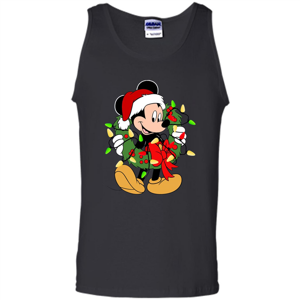 Disney Mickey Mouse Christmas Lights Sweatshirt - Tank Top