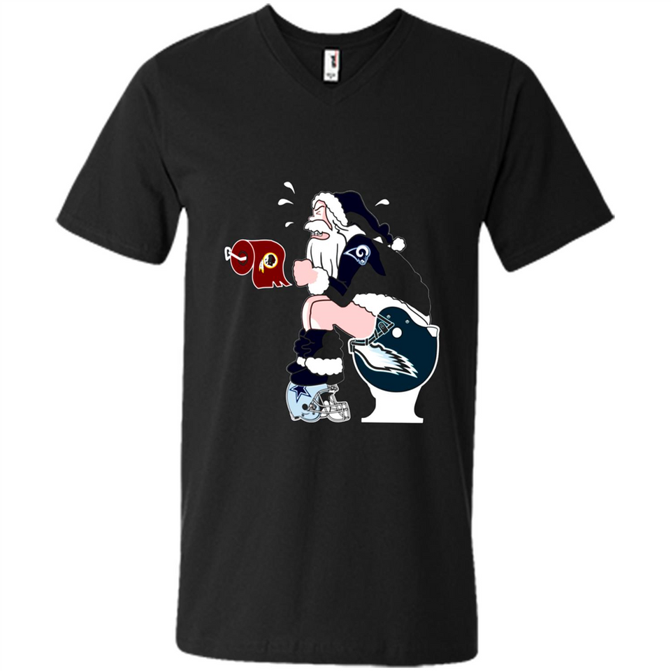 Los Angeles Rams Toilet Santa Claus PINGPONG