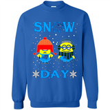 Snow Day Shirt For Carolina Panthers Vs Minion Fans pingpong