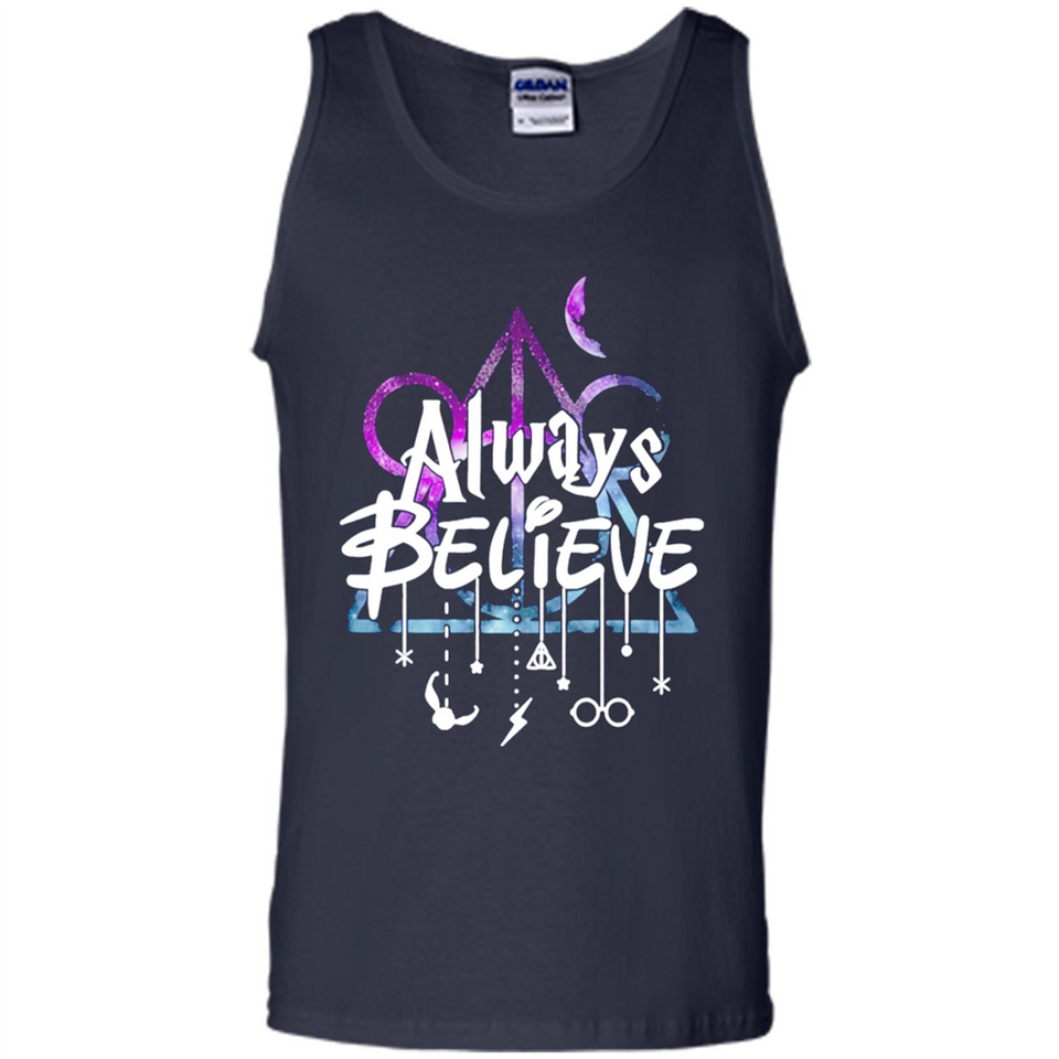 HIPPIE MOON MICKEY DEATHLY HALLOWS ALWAYS BELIEVE