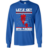 Let’s get sith faced Christmas sweatshirt PINGPONG