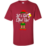Let's Get Elfed Up Drinking Beer Christmas PINGPONG