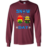 Snow Day Shirt For Dallas Stars Vs Minion Fans pingpong