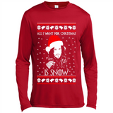 All I Want for Christmas is Snow ugly sweater PINGPONG