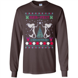 Mermaid Mer-Fect Ugly Christmas Sweater - Long Sleeve T-Shirt